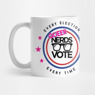 Queer Nerds Vote Circle Mug